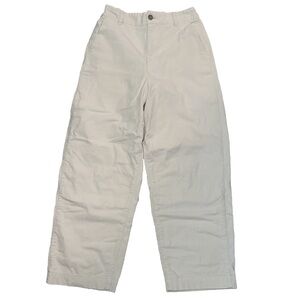 Niko And… Corduroy Pants Cream Unisex High Waist Wide Leg Academia Streetwear 4